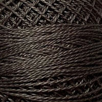 Valdani Perle Cotton Color 8121 - Brown Black Light