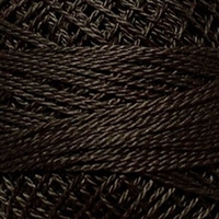 Valdani Perle Cotton Color 8122 - Brown Black Medium