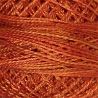 Valdani Perle Cotton Color #P6 - Rusted Orange