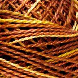 Valdani Perle Cotton Color #V04 - Golden Browns