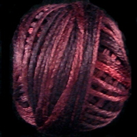 Valdani 6-Strand Silk Floss Color #S547 - Burnt Chocolate