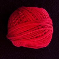 Valdani 6-Strand Silk Floss Color #S76 - Christmas Red