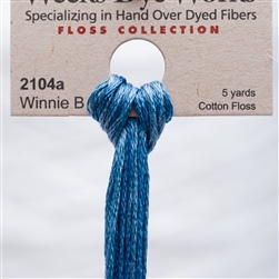 Weeks Dye Works Floss, 2104a - Winnie B Blue