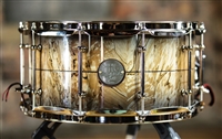 Spalted sycamore stave snare
