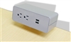 Desk top power module silver