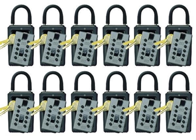 Kidde C3 Pushbutton Key Lock Box - Titanium - Case of 12