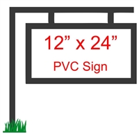 12" x 24" Custom PVC Sign