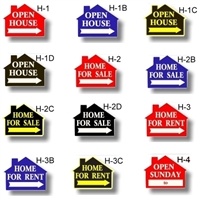 Signs - House Shape 17 x 23