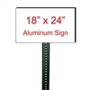 18" x 24" Custom Aluminum Sign