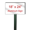 18" x 24" Custom Reflective Aluminum Sign