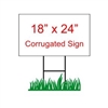 18" x 24" Custom Coroplast Yard Sign