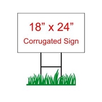 18" x 24" Custom Coroplast Yard Sign