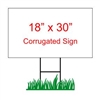18" x 30" Custom Coroplast Yard Sign
