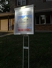 Solar Brochure Box Flyer Holder on Stake