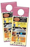 Door Hangers 3.5x8.5 Laminated with Slit 14 pt