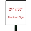 24" x 30" Custom Aluminum Sign