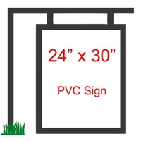 24" x 30" Custom PVC Sign