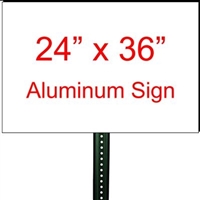 24" x 36" Custom Aluminum Sign