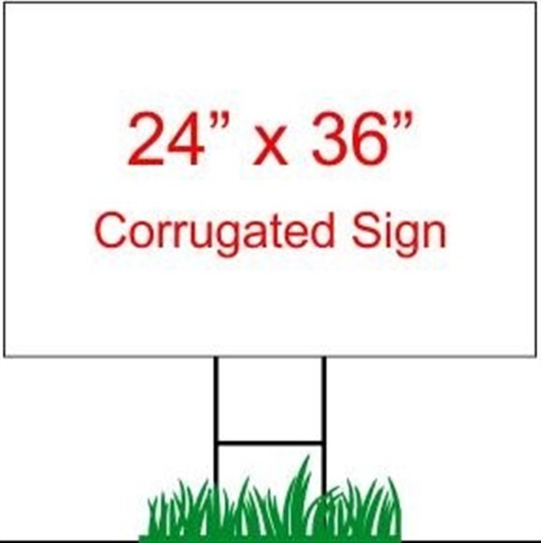 24" x 36" Custom Coroplast Yard Sign