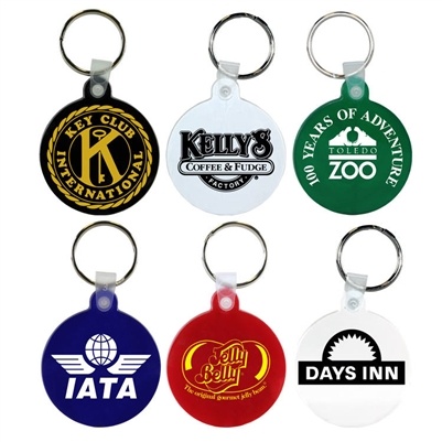 Personalized Circle Key Fob