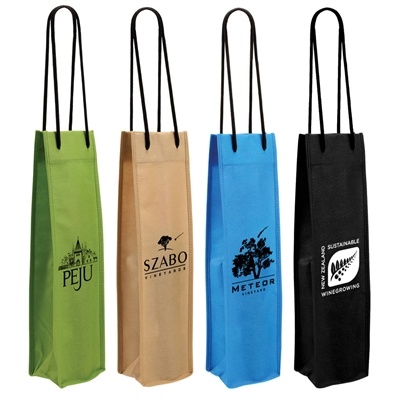Personalized Single Bottle Wine Bag