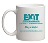 C-Handle White Ceramic Mug 11 oz
