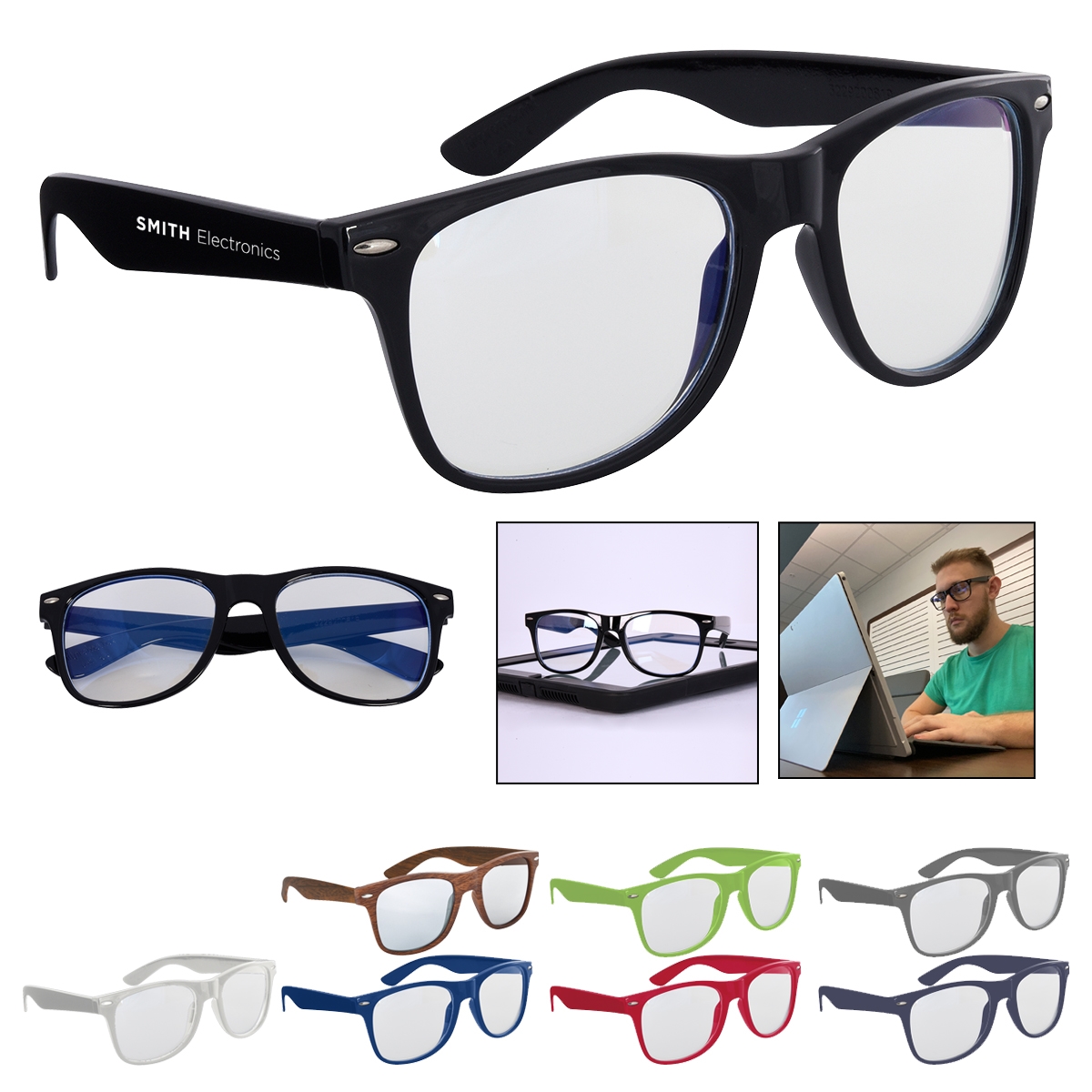 Personalized Blue Light Blocking Glasses for Screens