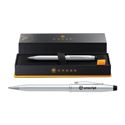 Cross Century II Lustrous Chrome Pen | Silk Screen, Modern Design