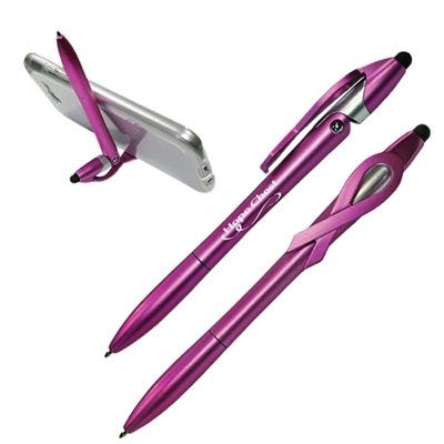Custom Awareness 3 in 1 Pen with Stylus | Silk Screen Imprint