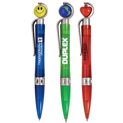 Promotional Spinner Click Action Pen | Custom Silk Screen Imprinting