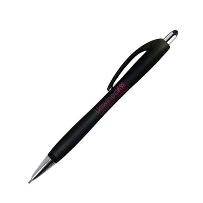 Halcyon Pen with Stylus | Custom Silk Screen Printed Promotional Pen