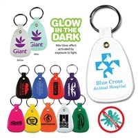 Custom Antimicrobial Saddle Key Chains for Businesses