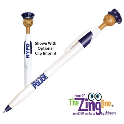 Officer Smilez Pen Medium Tone | Custom Promotional Police Pen