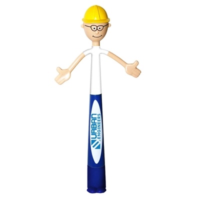 Bendable Safety Pen | Custom Silk Screen Printing for Safety Campaigns