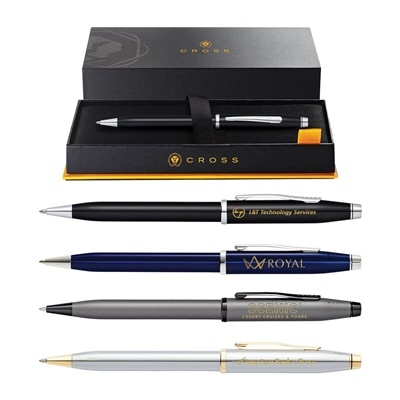 Cross Century II Medalist Pen - Laser Engraved | Customizable Luxury Pen with Gold Accents