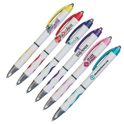 Promotional Awareness Grip Pen | Full Color Digital Print