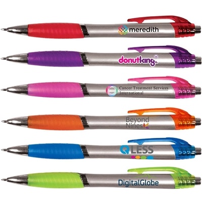 Ventura Rubber Grip Pen with Digital Full Color Imprint