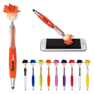 MopToppers Screen Cleaner Stylus Pen with Tie