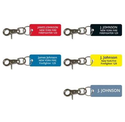 Firefighter Accountability Tags - 2 Sided