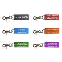 Aluminum Firefighter Accountability Tags - 2 Sided