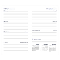 Weekly Planner Refill | 14-Month, Monday Start with Extra Pages