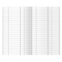 Junior Tally Memo Book Refill | 72 Lined Pages, 1 Color for Note-Taking