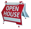 Open House Arrow Shaped A Frame (8 Pack)