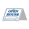Hinged Open House A Frame 6 Pack - BLUE