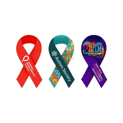 Ribbon Shaped Emery Board Full Color Imprint | Custom Promotional Nail File