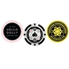 Round Shaped Emery Board Full Color Imprint | Custom Promotional Nail File