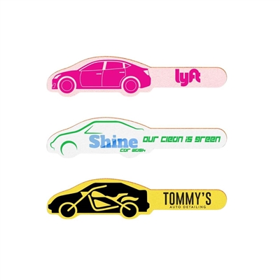 Custom Car Emery Board Full Color Imprint | Promotional Nail Files
