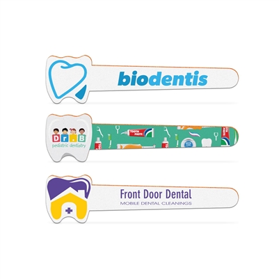 Custom Tooth Emery Board | Full Color Promotional Nail File