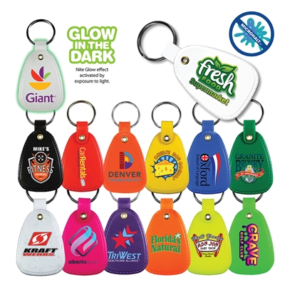 Antimicrobial Western Saddle Key Tags - Full Color Imprint