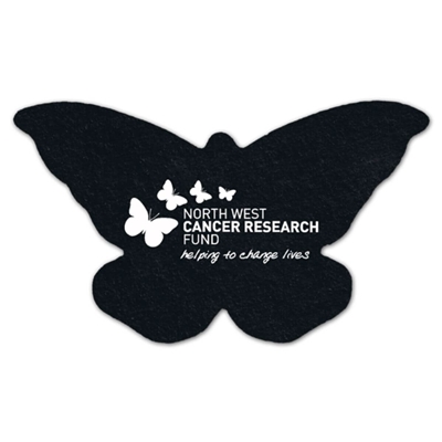 Custom Butterfly Flat Tire Coaster | Sustainable & Recycled Coasters